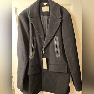 New Soia & Kyo Black Logen Coat